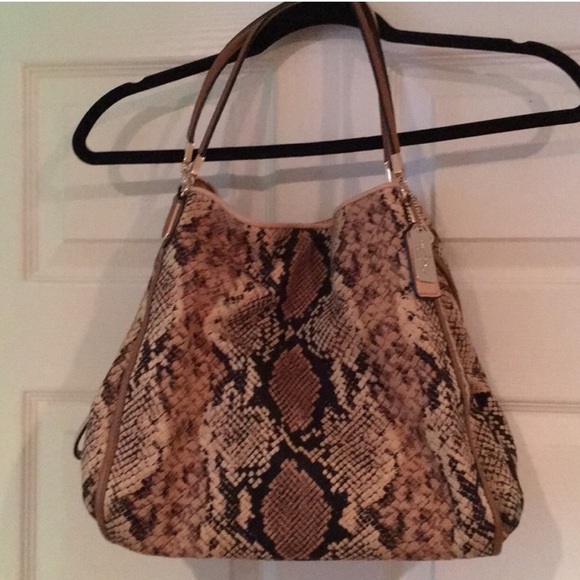 COACH Snake print shoulder bag - Picture 1 of 3